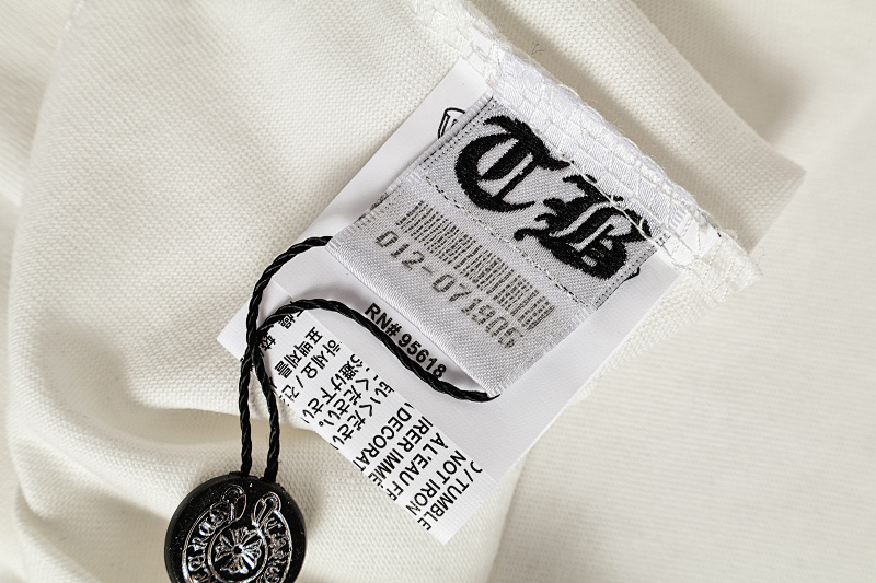 Chrome Hearts Black White Graphic 2011 Short Sleeve T-Shirt