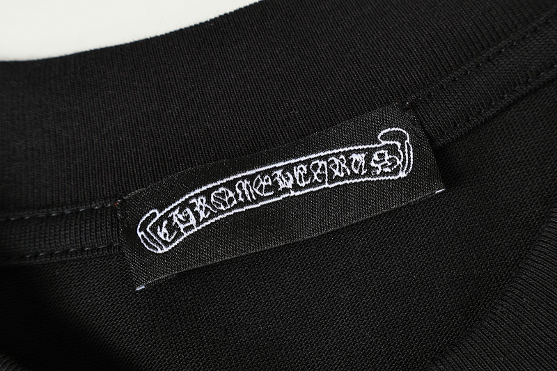Chrome Hearts Black White Graphic 2011 Short Sleeve T-Shirt