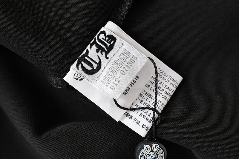 Chrome Hearts Black White Graphic 2011 Short Sleeve T-Shirt
