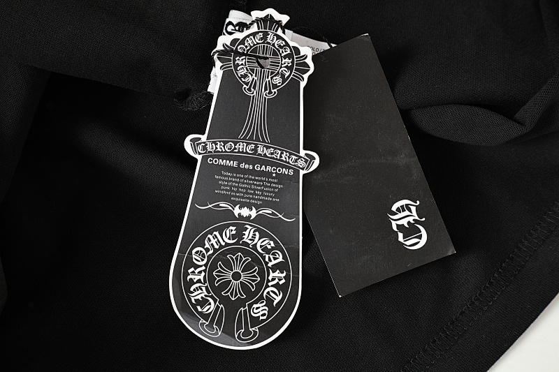 Chrome Hearts Black White Graphic 2011 Short Sleeve T-Shirt