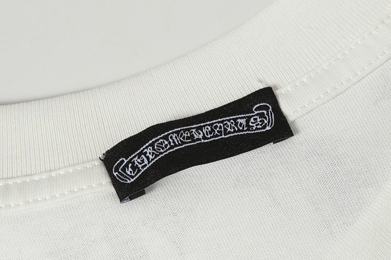 Chrome Hearts Black White Graphic 2012 Short Sleeve T-Shirt