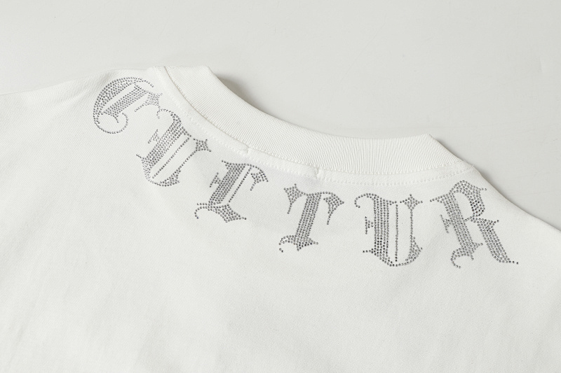 Chrome Hearts Black White Graphic 2012 Short Sleeve T-Shirt