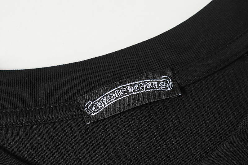 Chrome Hearts Black White Graphic 2012 Short Sleeve T-Shirt