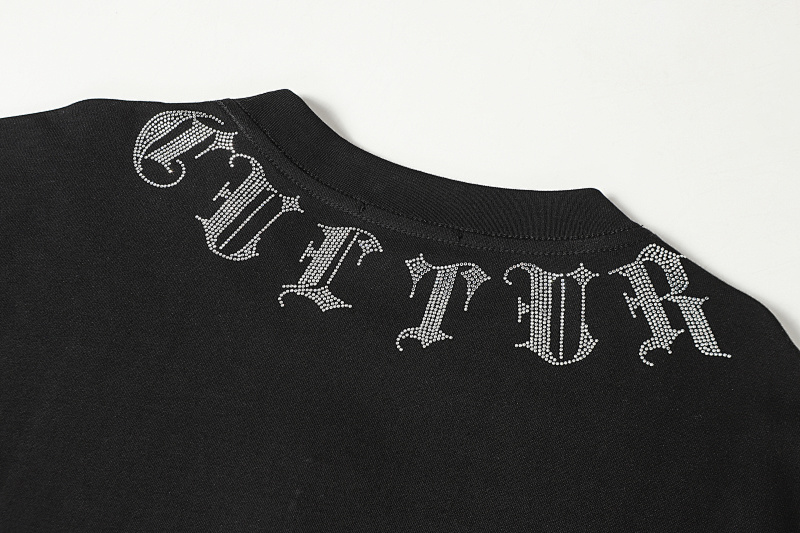 Chrome Hearts Black White Graphic 2012 Short Sleeve T-Shirt