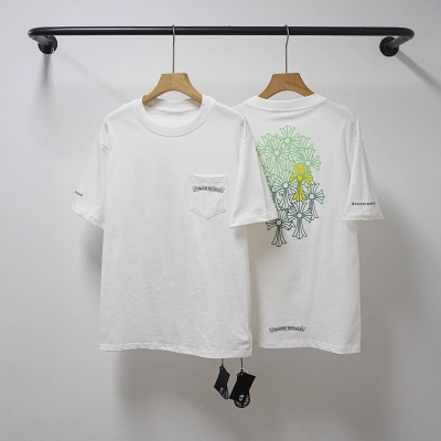 Chrome Hearts Black White Graphic 2014 Short Sleeve T-Shirt 02