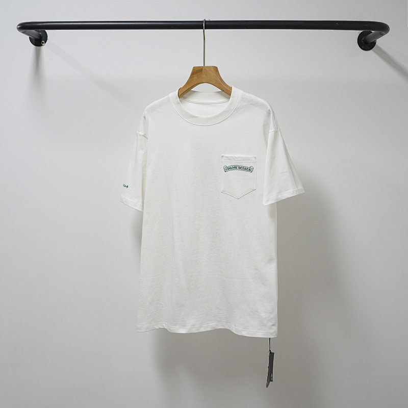 Chrome Hearts Black White Graphic 2014 Short Sleeve T-Shirt