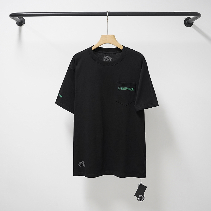 Chrome Hearts Black White Graphic 2014 Short Sleeve T-Shirt