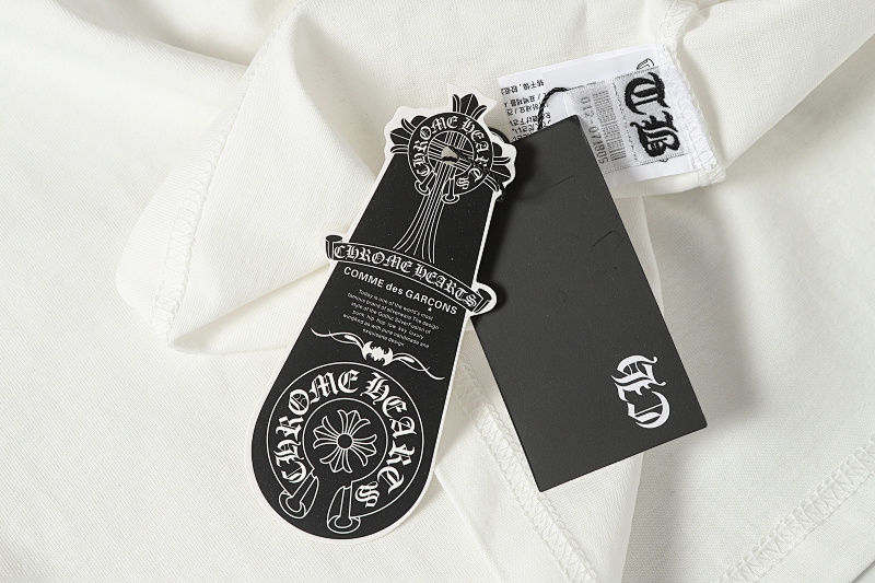 Chrome Hearts Black White Graphic 2017 Short Sleeve T-Shirt