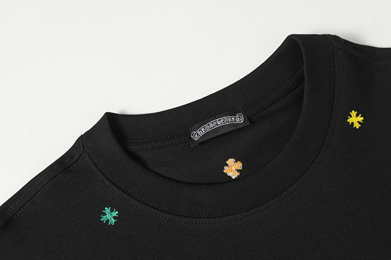 Chrome Hearts Black White Graphic 2017 Short Sleeve T-Shirt