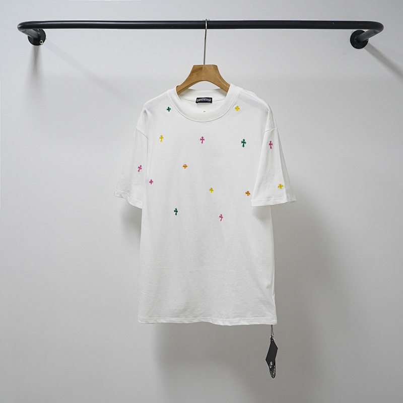 Chrome Hearts Black White Graphic 2017 Short Sleeve T-Shirt
