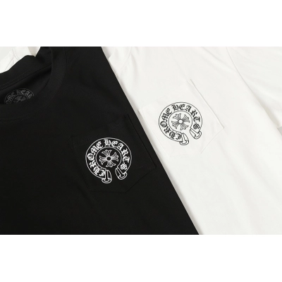 Chrome Hearts Black White Graphic 2113 Short Sleeve T-Shirt 02