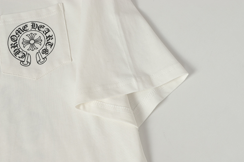 Chrome Hearts Black White Graphic 2113 Short Sleeve T-Shirt