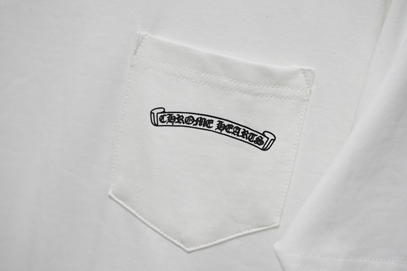 Chrome Hearts Black White Graphic 2202 Short Sleeve T-Shirt
