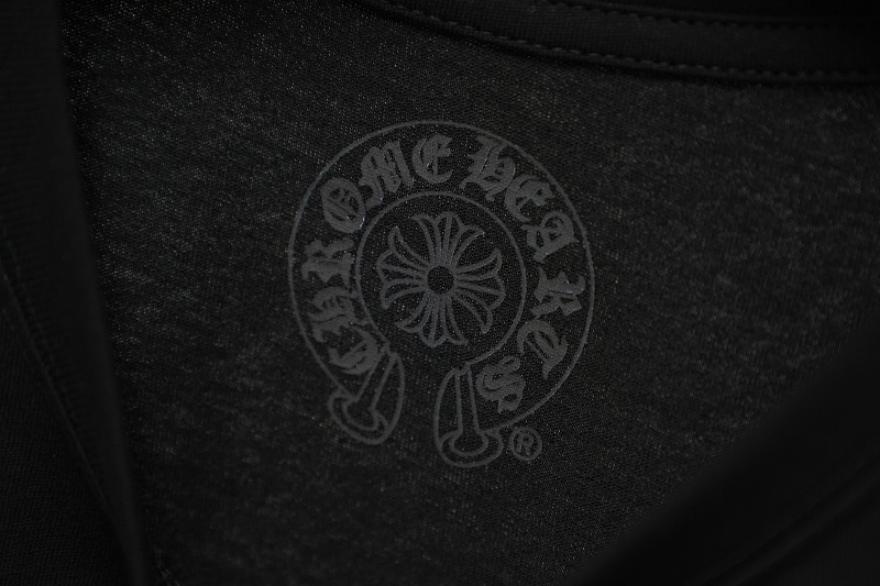 Chrome Hearts Black White Graphic 2202 Short Sleeve T-Shirt