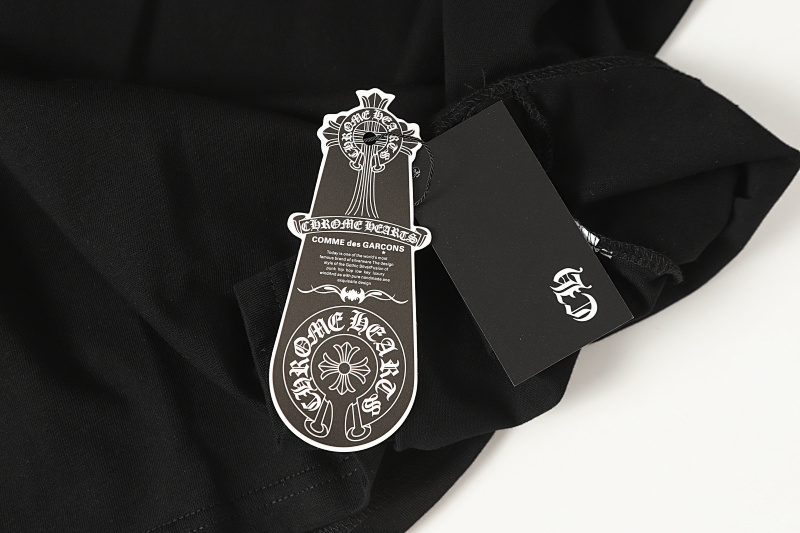 Chrome Hearts Black White Graphic 2203 Short Sleeve T-Shirt