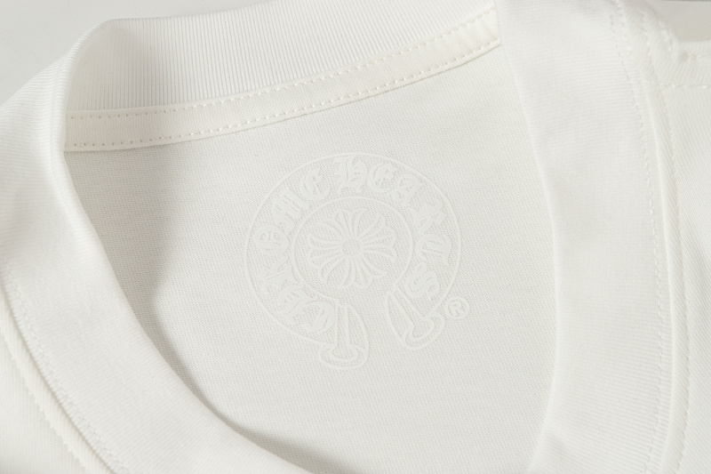 Chrome Hearts Black White Graphic 2203 Short Sleeve T-Shirt