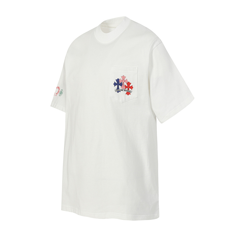 Chrome Hearts Black White Graphic 2203 Short Sleeve T-Shirt