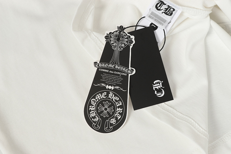 Chrome Hearts Black White Graphic 2204 Short Sleeve T-Shirt