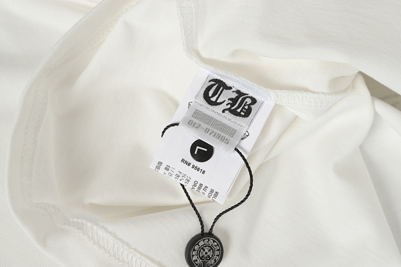 Chrome Hearts Black White Graphic 2204 Short Sleeve T-Shirt