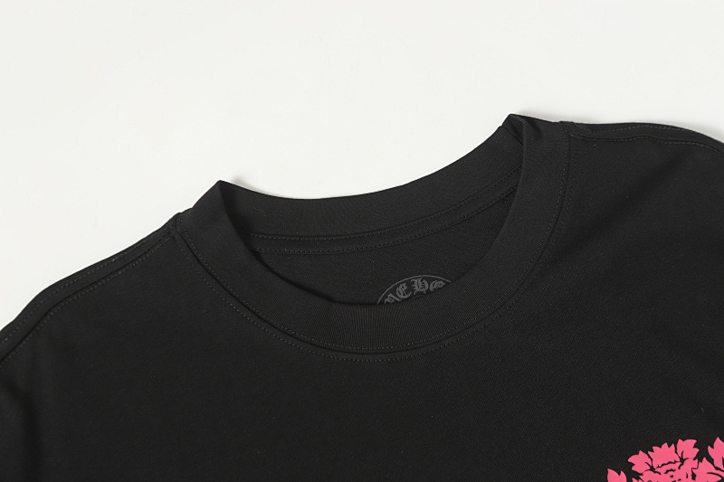 Chrome Hearts Black White Graphic 2204 Short Sleeve T-Shirt