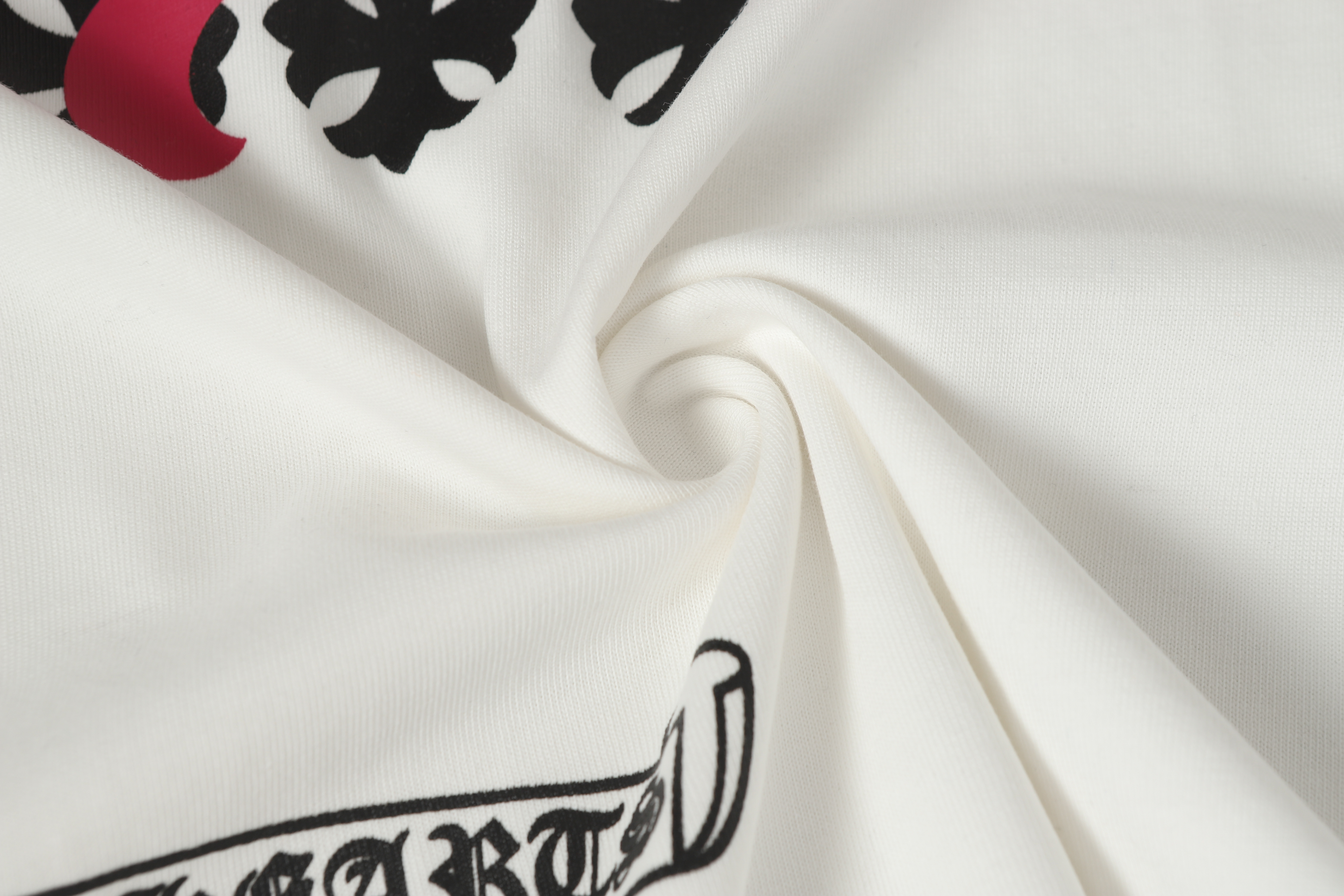 Chrome Hearts Black White Graphic 2204 Short Sleeve T-Shirt
