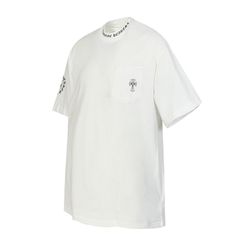 Chrome Hearts Black White Graphic 2208 Short Sleeve T-Shirt