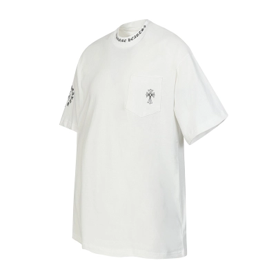 Chrome Hearts Black White Graphic 2208 Short Sleeve T-Shirt 02