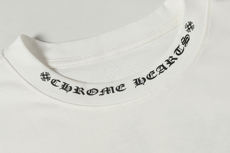 Chrome Hearts Black White Graphic 2208 Short Sleeve T-Shirt