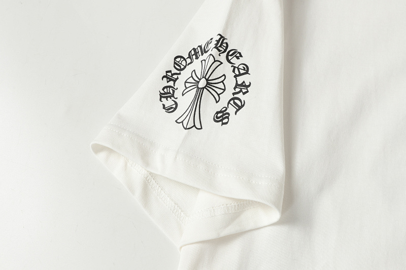 Chrome Hearts Black White Graphic 2208 Short Sleeve T-Shirt