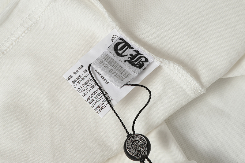 Chrome Hearts Black White Graphic 2208 Short Sleeve T-Shirt