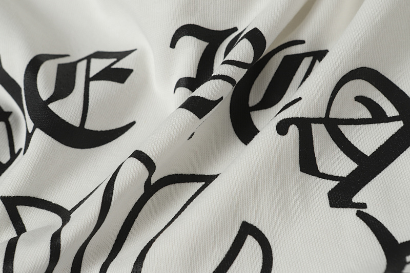 Chrome Hearts Black White Graphic 2208 Short Sleeve T-Shirt