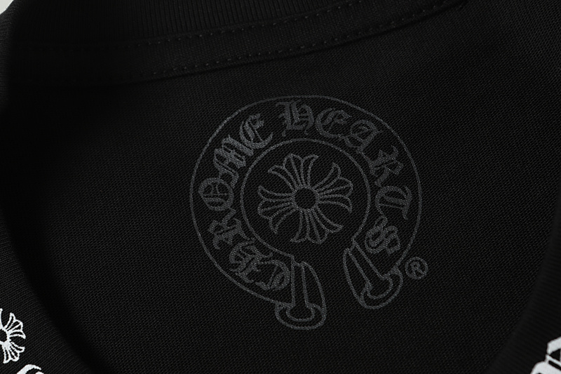 Chrome Hearts Black White Graphic 2208 Short Sleeve T-Shirt