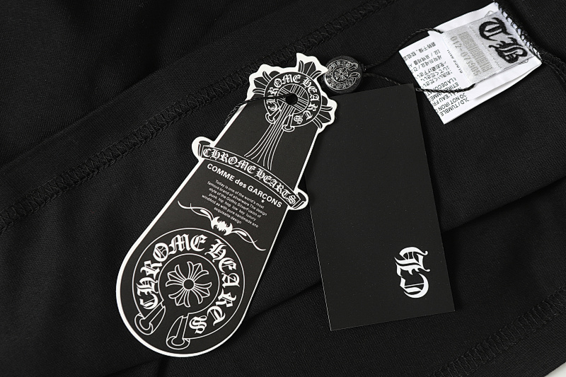 Chrome Hearts Black White Graphic 2208 Short Sleeve T-Shirt