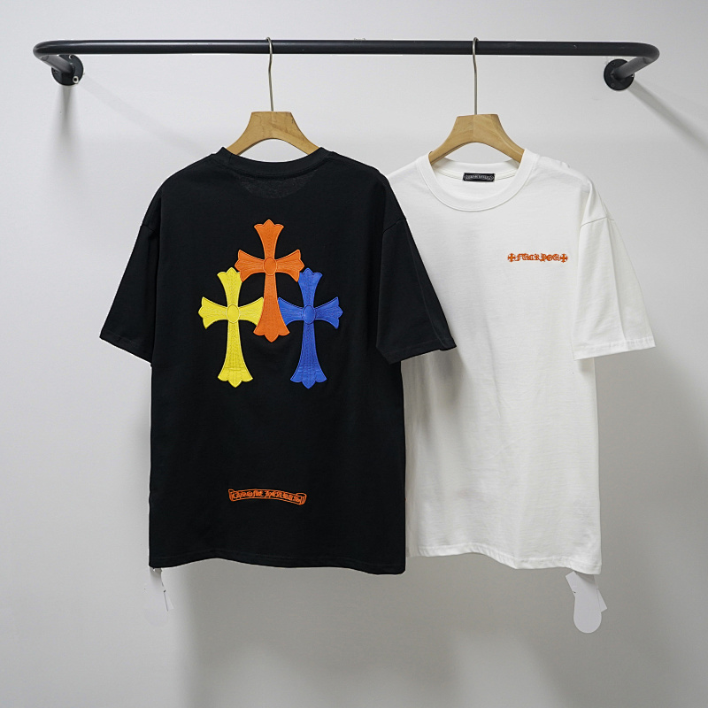 Chrome Hearts Black White Graphic 2209 Short Sleeve T-Shirt