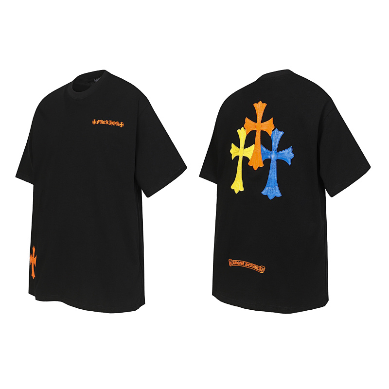 Chrome Hearts Black White Graphic 2209 Short Sleeve T-Shirt