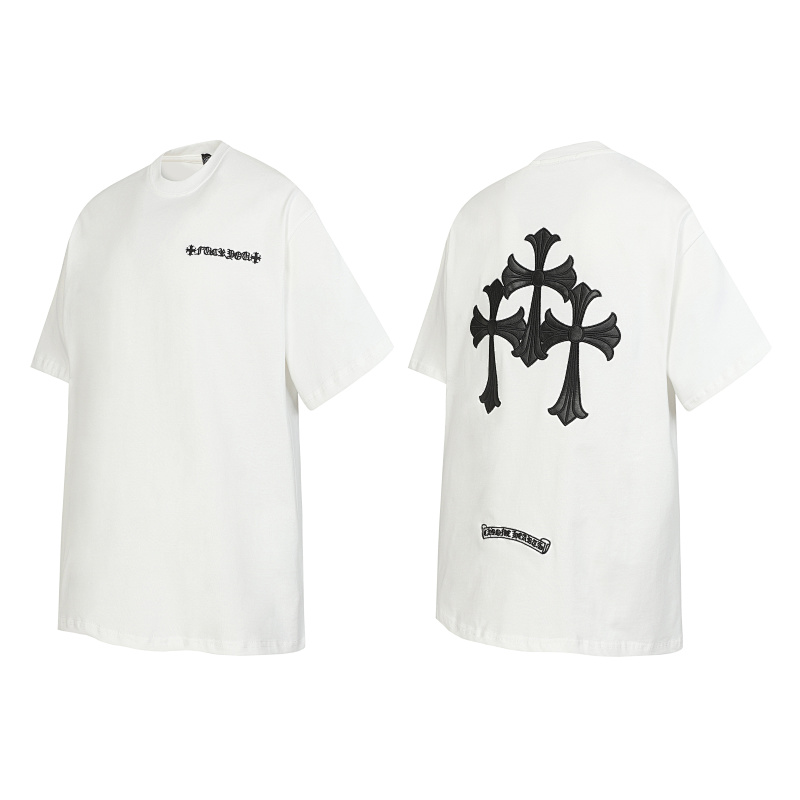 Chrome Hearts Black White Graphic 2210 Short Sleeve T-Shirt