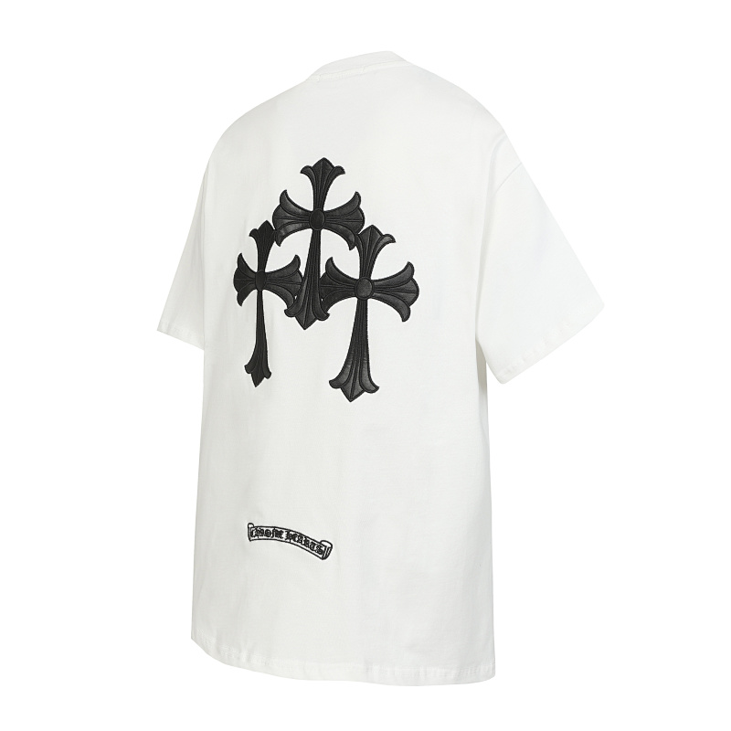 Chrome Hearts Black White Graphic 2210 Short Sleeve T-Shirt