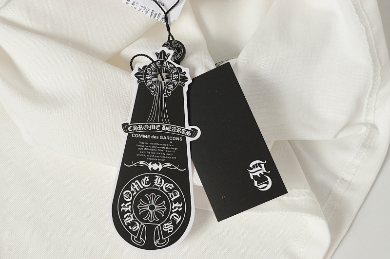 Chrome Hearts Black White Graphic 2210 Short Sleeve T-Shirt