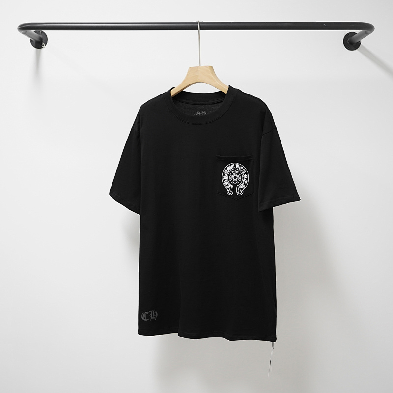 Chrome Hearts Black White Graphic 2211 Short Sleeve T-Shirt