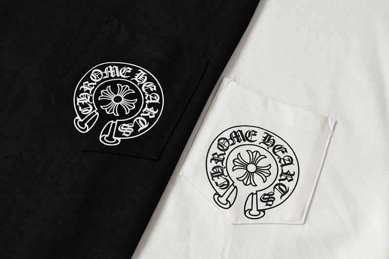 Chrome Hearts Black White Graphic 2211 Short Sleeve T-Shirt