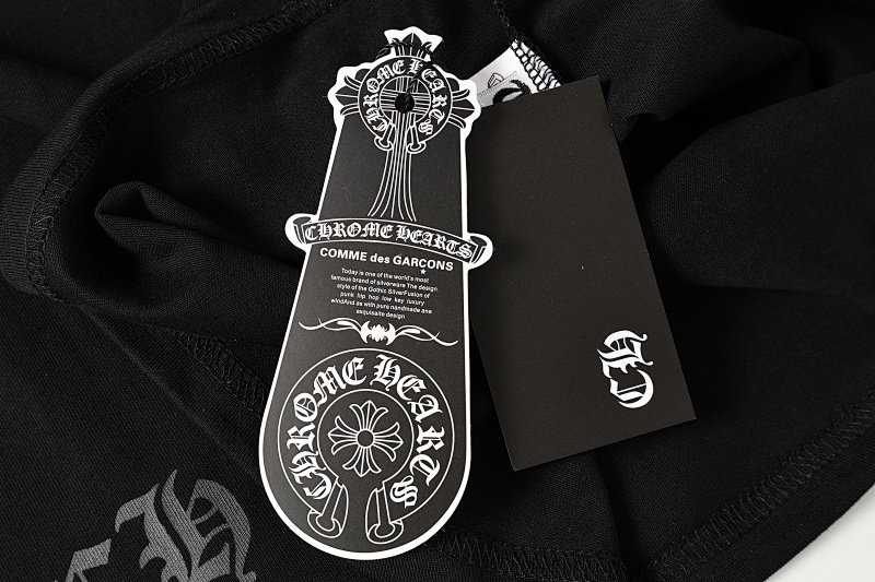Chrome Hearts Black White Graphic 2211 Short Sleeve T-Shirt