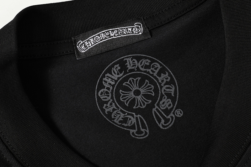 Chrome Hearts Black White Graphic 2211 Short Sleeve T-Shirt