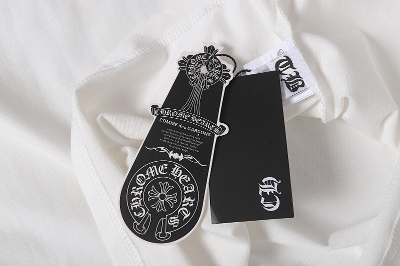 Chrome Hearts Black White Graphic 2224 Short Sleeve T-Shirt