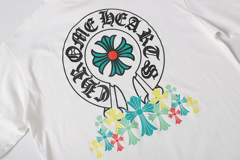 Chrome Hearts Black White Graphic 2224 Short Sleeve T-Shirt