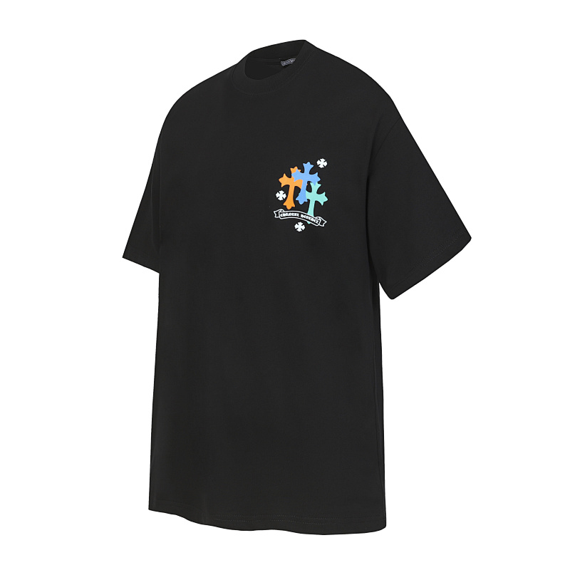 Chrome Hearts Black White Graphic 2225 Short Sleeve T-Shirt