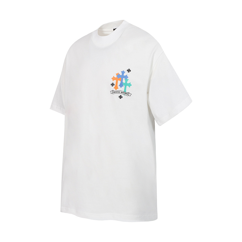 Chrome Hearts Black White Graphic 2225 Short Sleeve T-Shirt