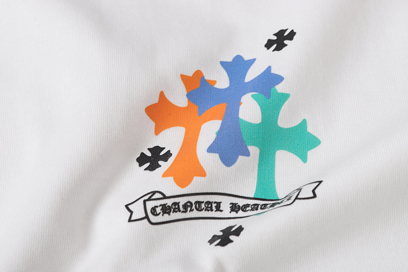 Chrome Hearts Black White Graphic 2225 Short Sleeve T-Shirt
