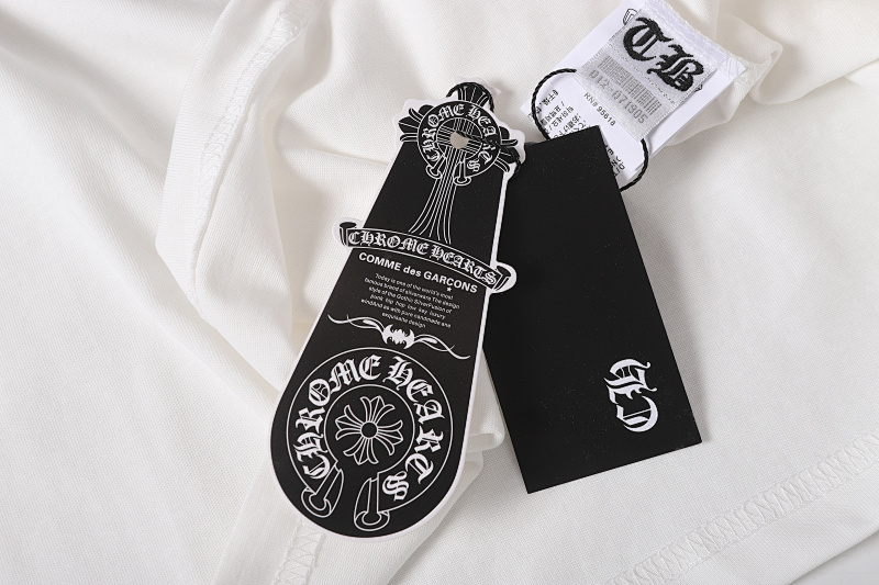Chrome Hearts Black White Graphic 2225 Short Sleeve T-Shirt