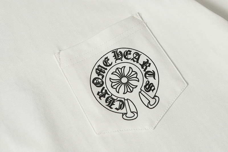 Chrome Hearts Black White Graphic 2226 Short Sleeve T-Shirt