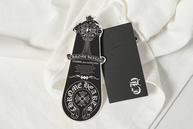 Chrome Hearts Black White Graphic 2226 Short Sleeve T-Shirt